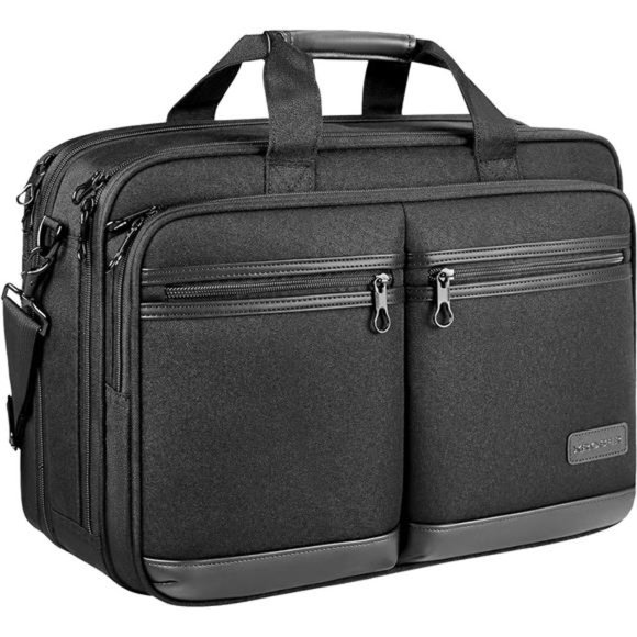 Laptop Bag Stylish Laptop Briefcase Fits Up to 17.3 Inch Expandable Water